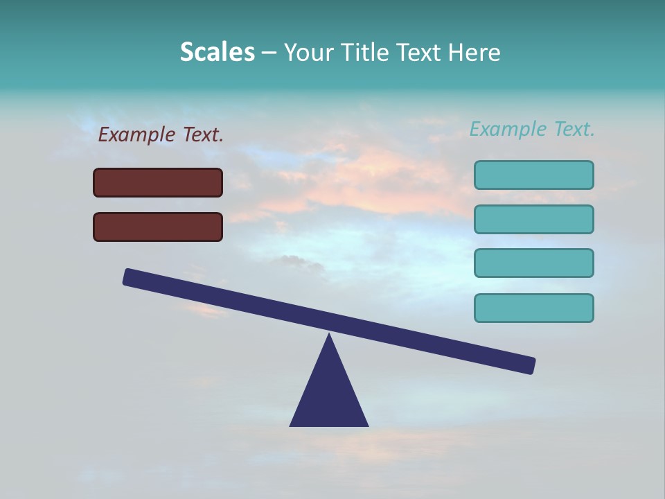 Evening Beautiful Sunlight PowerPoint Template