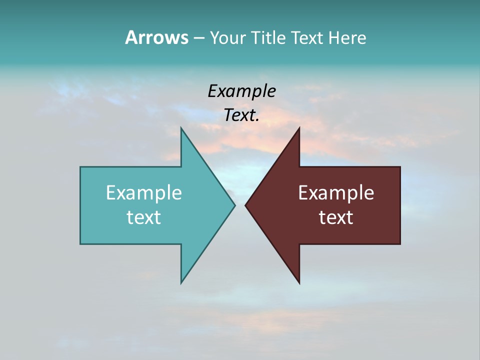 Evening Beautiful Sunlight PowerPoint Template