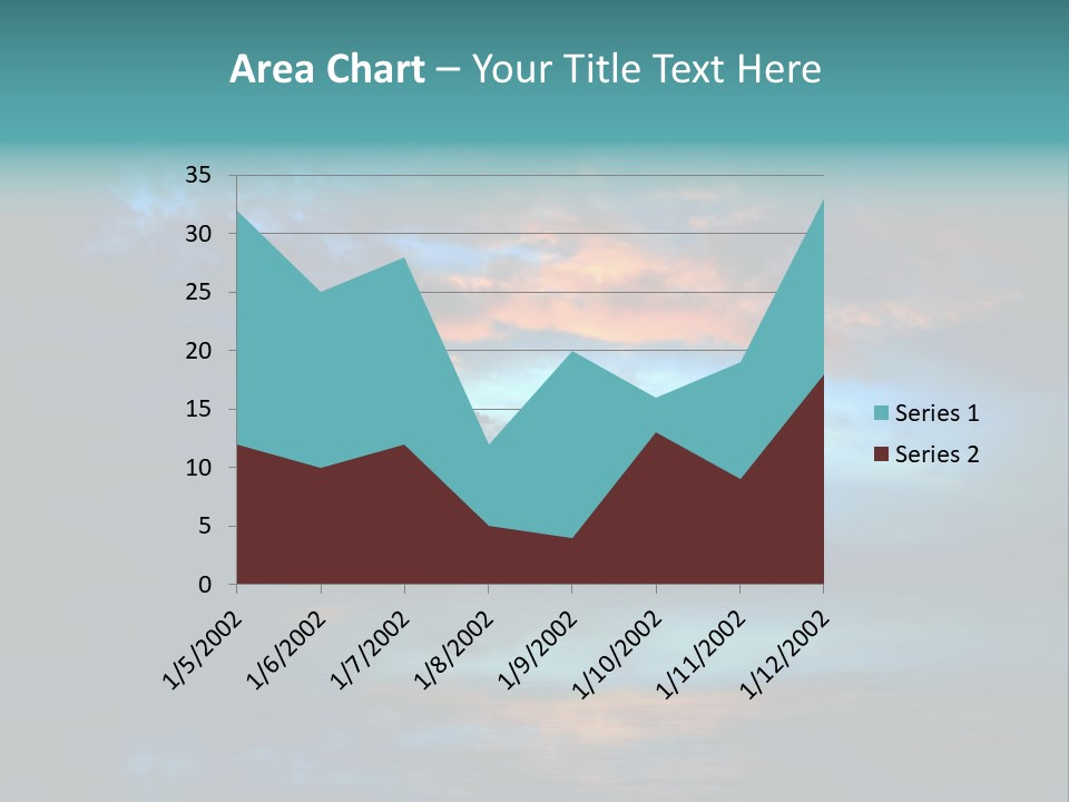 Evening Beautiful Sunlight PowerPoint Template