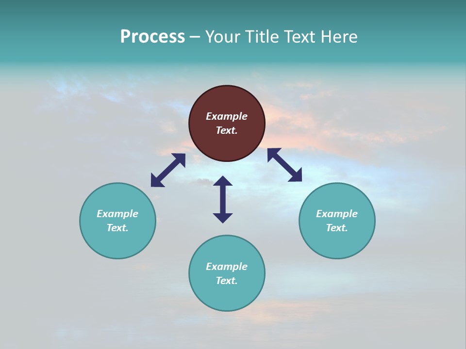Evening Beautiful Sunlight PowerPoint Template