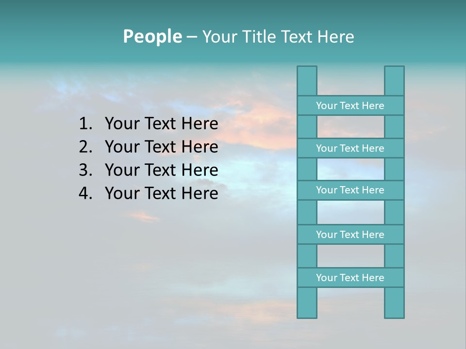 Evening Beautiful Sunlight PowerPoint Template