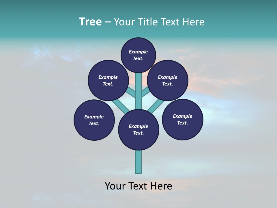 Evening Beautiful Sunlight PowerPoint Template