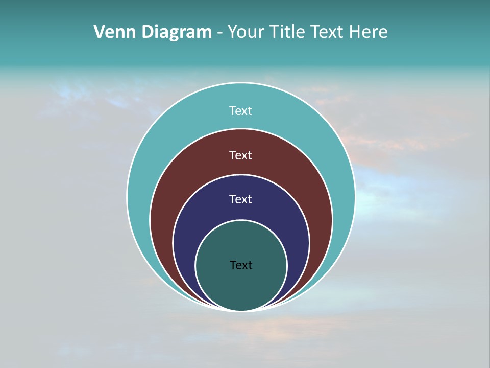 Evening Beautiful Sunlight PowerPoint Template