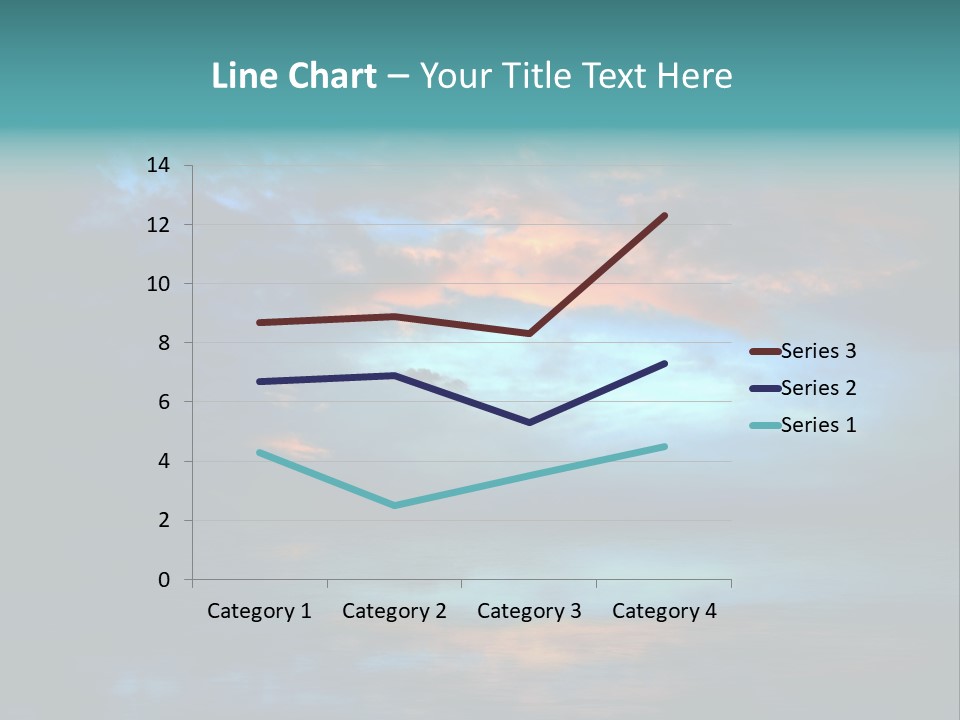 Evening Beautiful Sunlight PowerPoint Template