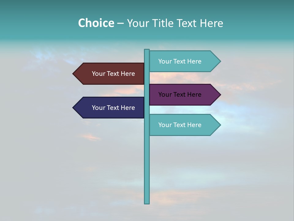 Evening Beautiful Sunlight PowerPoint Template