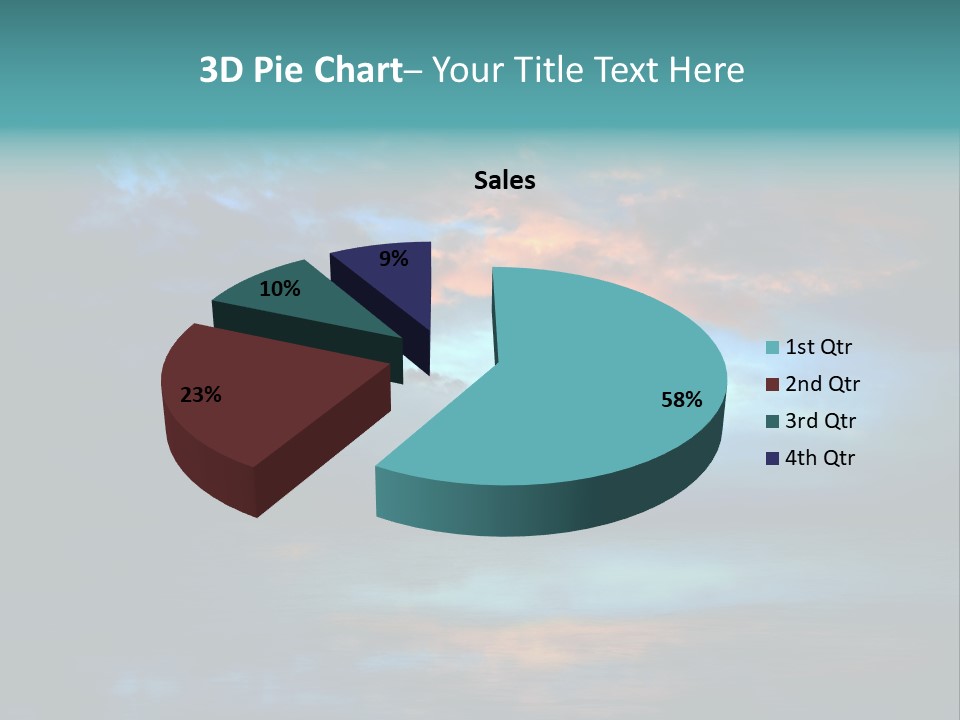 Evening Beautiful Sunlight PowerPoint Template