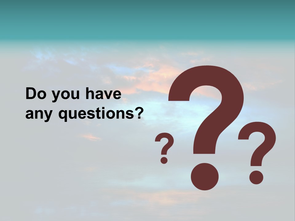 Evening Beautiful Sunlight PowerPoint Template