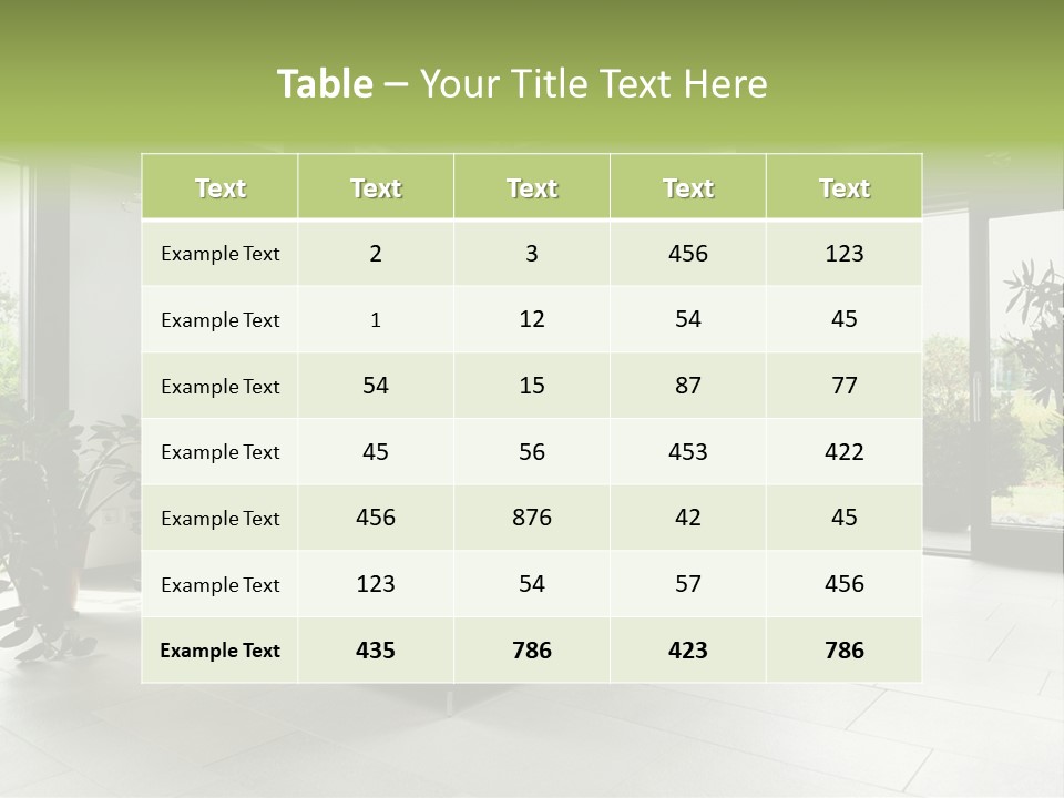 Living Black Apartment PowerPoint Template