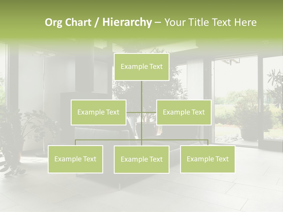 Living Black Apartment PowerPoint Template