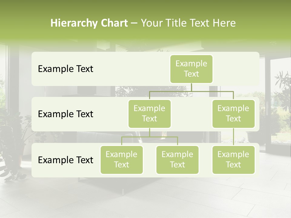 Living Black Apartment PowerPoint Template