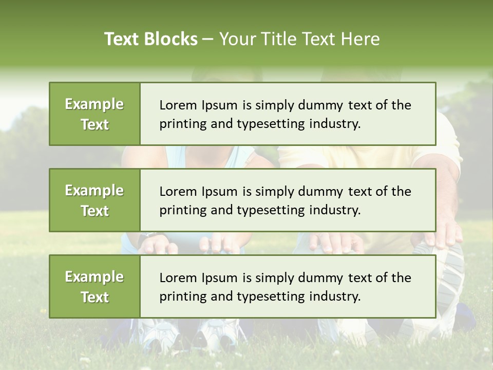 Mature Happy Gymnastics PowerPoint Template