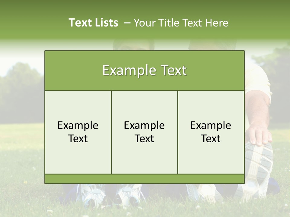 Mature Happy Gymnastics PowerPoint Template