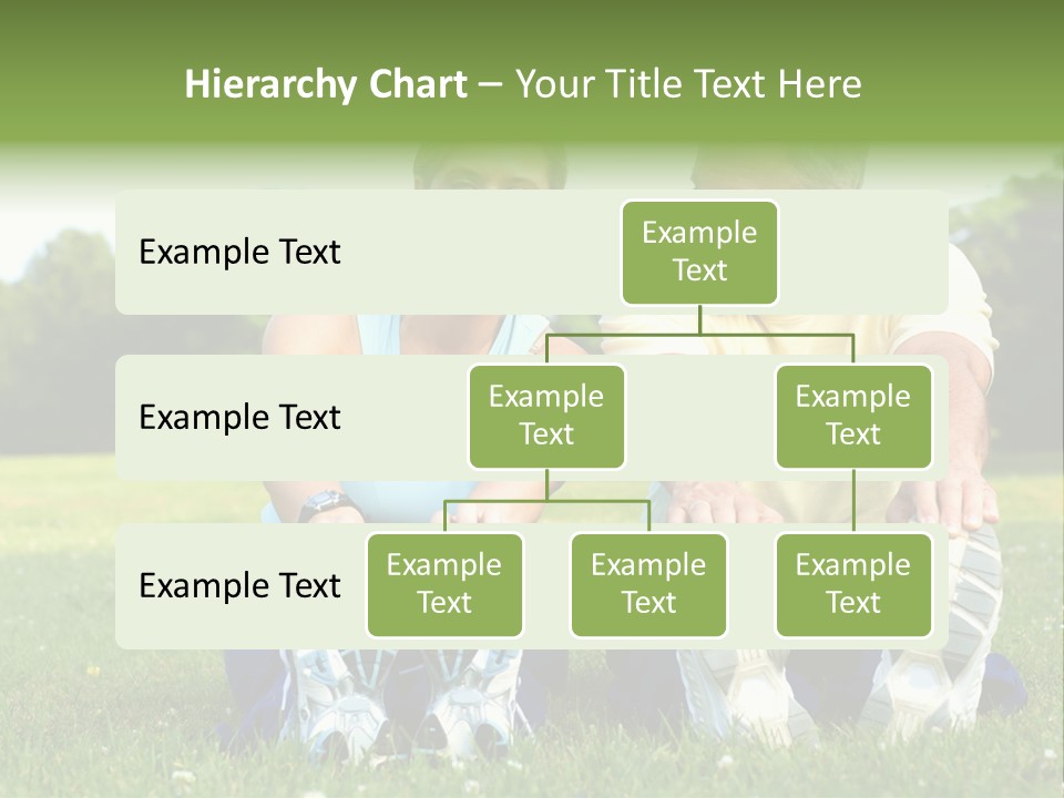 Mature Happy Gymnastics PowerPoint Template
