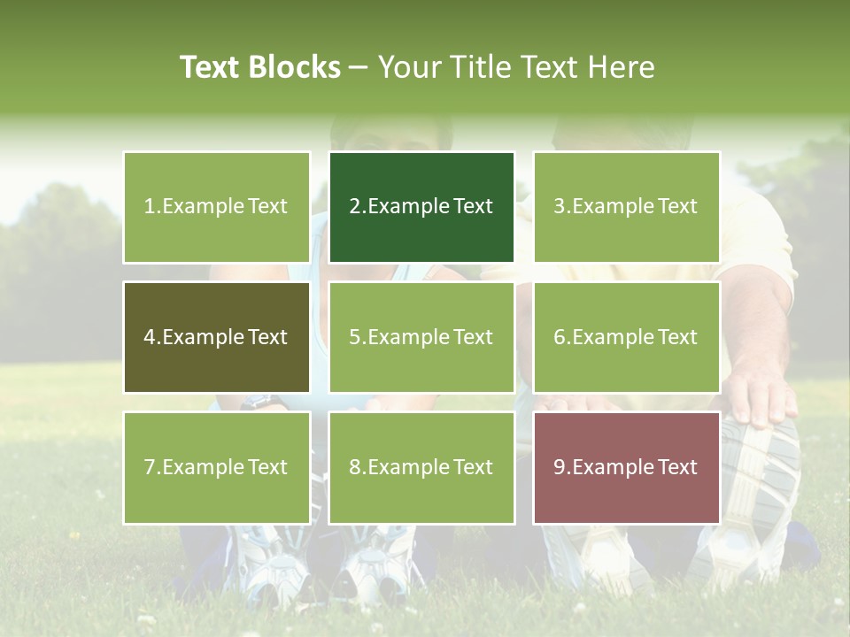 Mature Happy Gymnastics PowerPoint Template