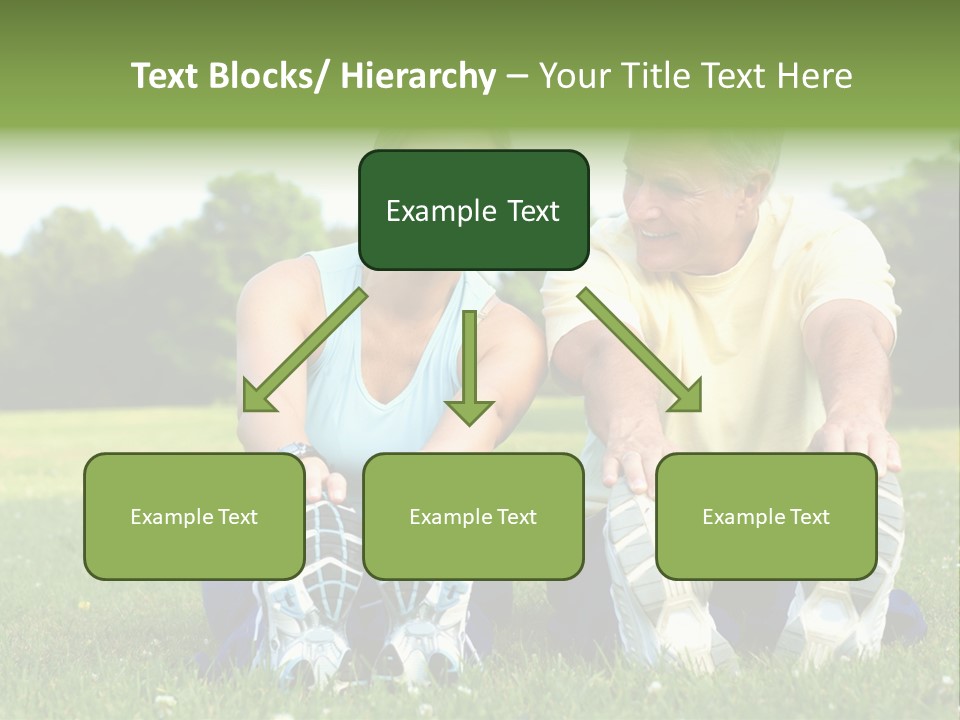 Mature Happy Gymnastics PowerPoint Template