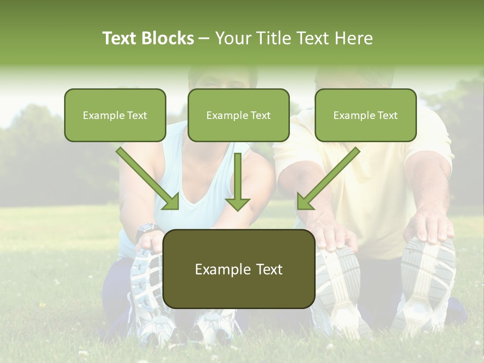 Mature Happy Gymnastics PowerPoint Template