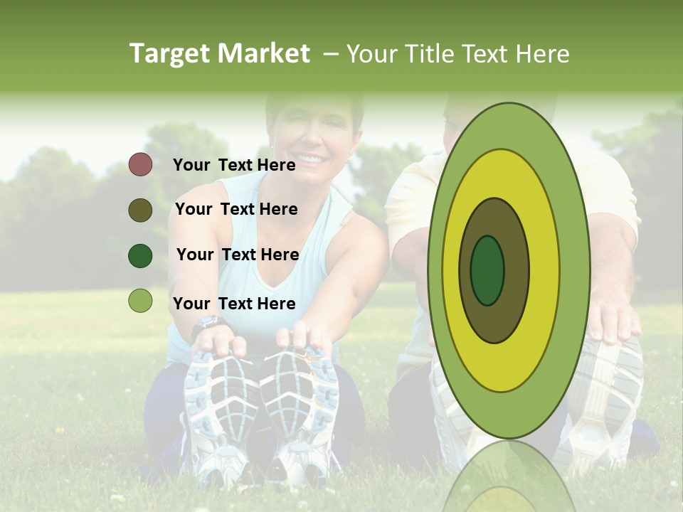 Mature Happy Gymnastics PowerPoint Template