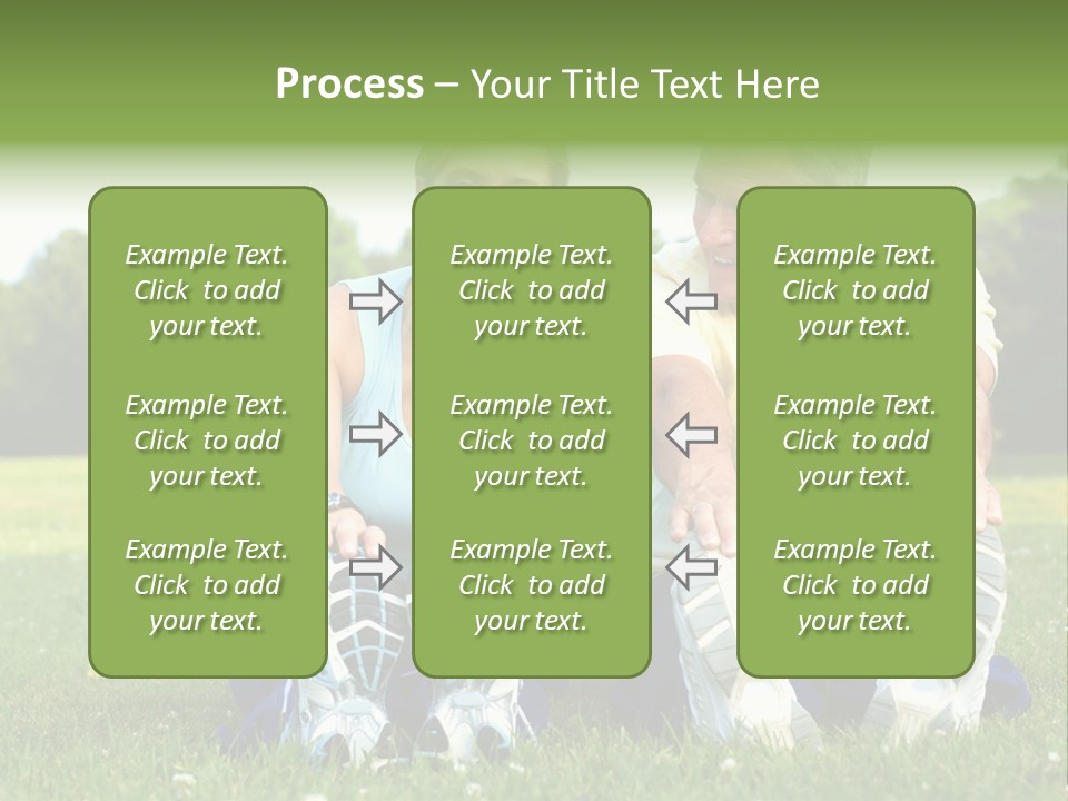 Mature Happy Gymnastics PowerPoint Template