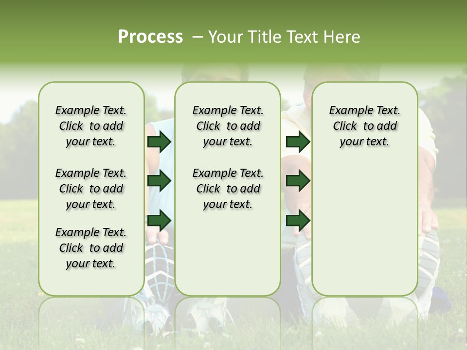 Mature Happy Gymnastics PowerPoint Template