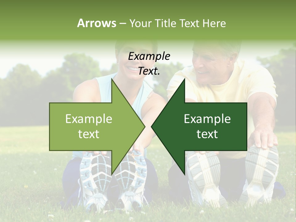 Mature Happy Gymnastics PowerPoint Template