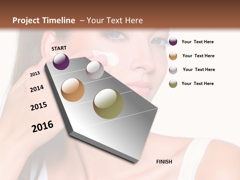 Space Copy Cute PowerPoint Template