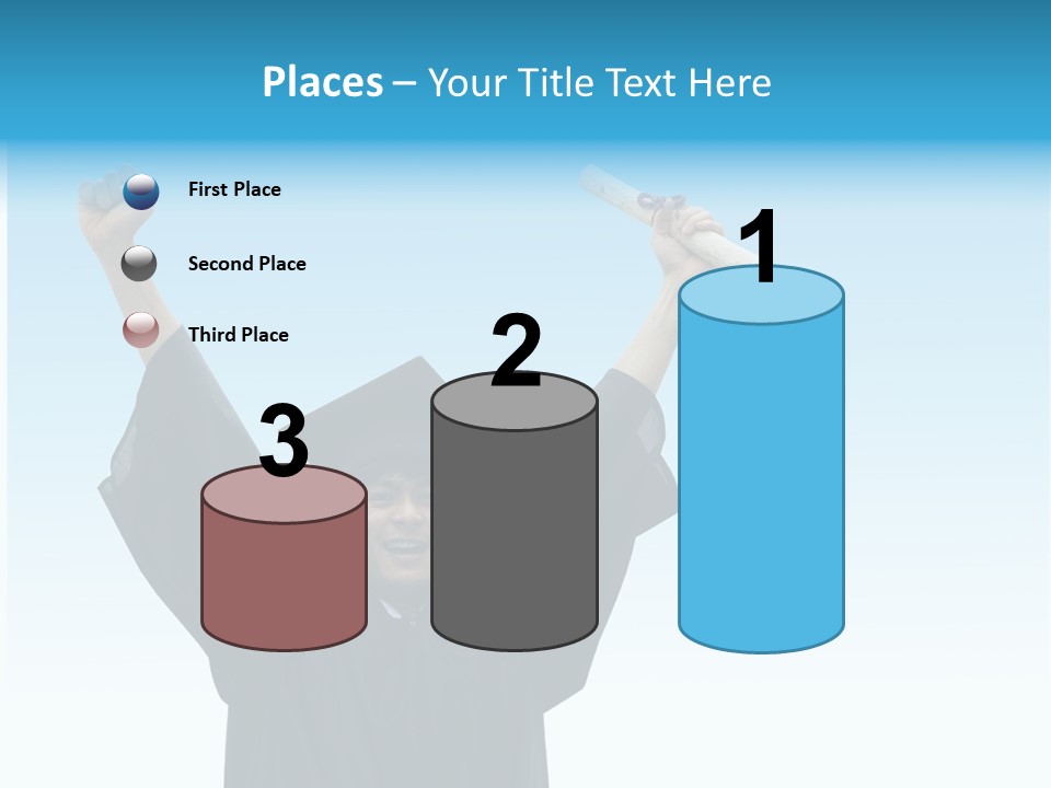 Young Board Gown PowerPoint Template