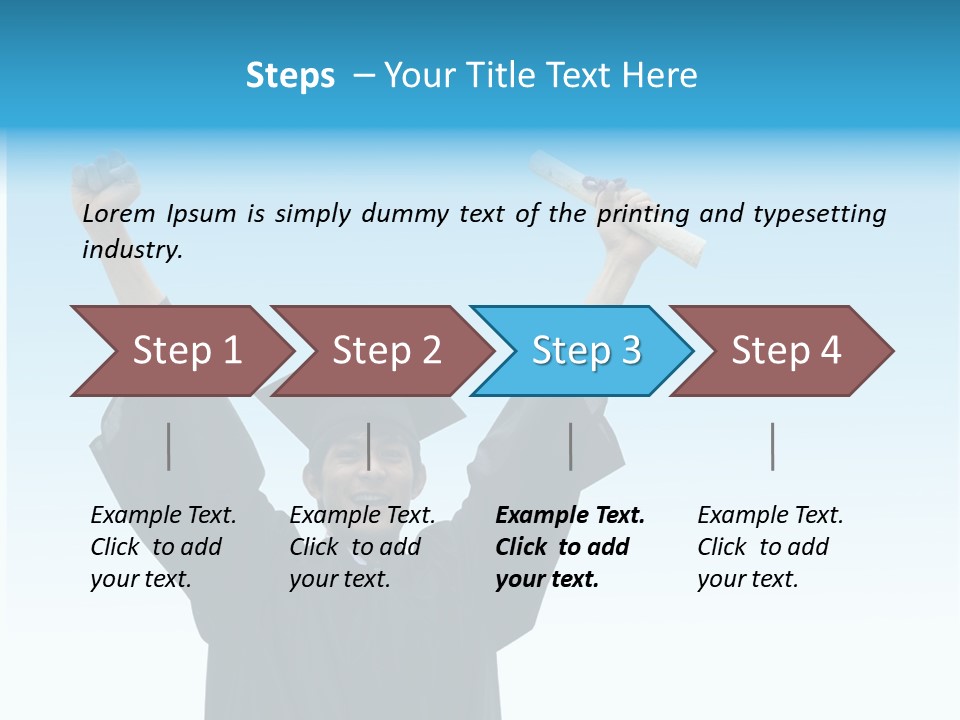 Young Board Gown PowerPoint Template