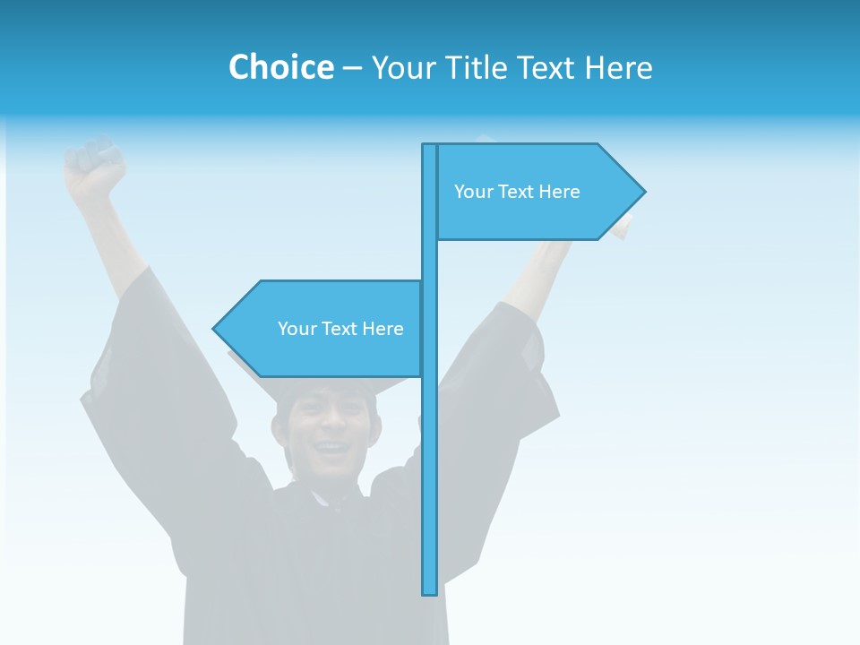 Young Board Gown PowerPoint Template