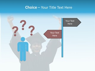 Young Board Gown PowerPoint Template