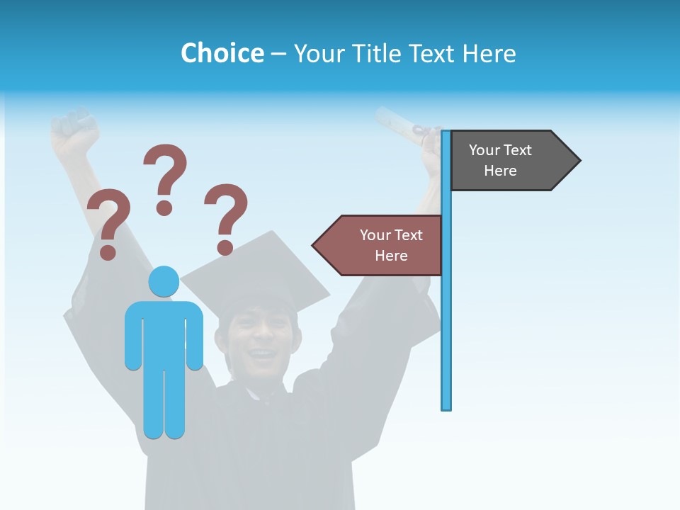 Young Board Gown PowerPoint Template