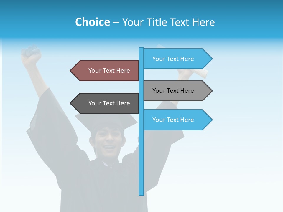 Young Board Gown PowerPoint Template