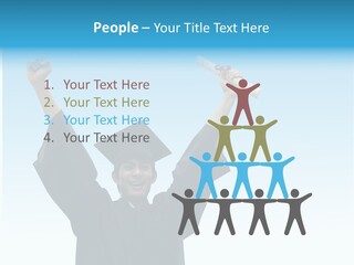 Young Board Gown PowerPoint Template