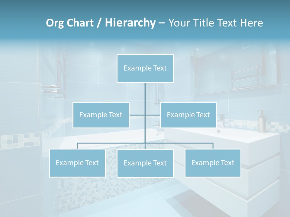 Shower Mosaic Sink PowerPoint Template