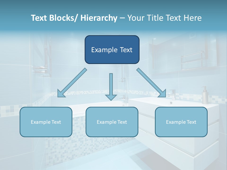 Shower Mosaic Sink PowerPoint Template