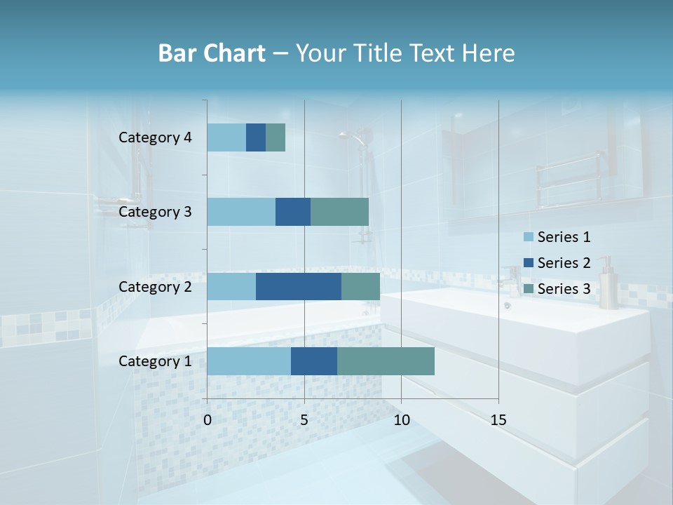 Shower Mosaic Sink PowerPoint Template