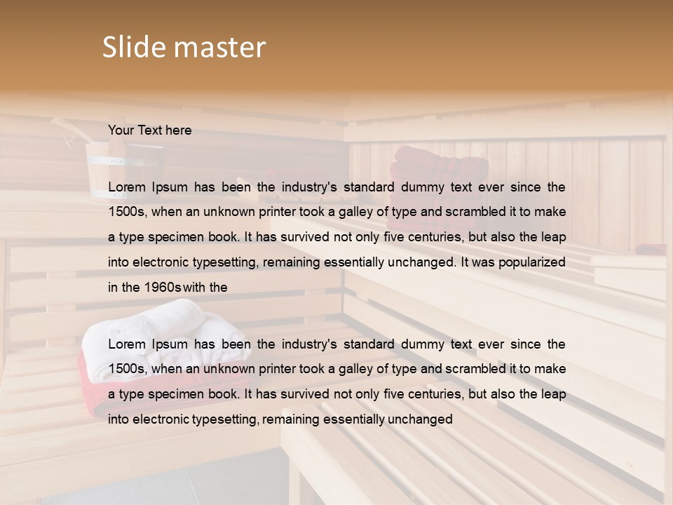 Shower Health Healthy PowerPoint Template