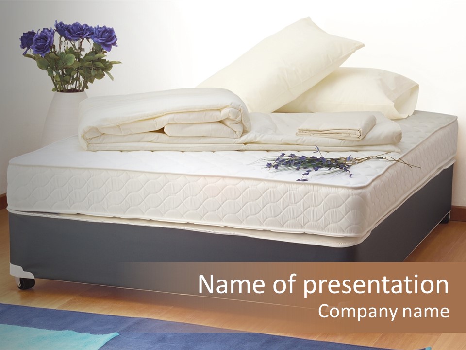 Bed Clean Life PowerPoint Template
