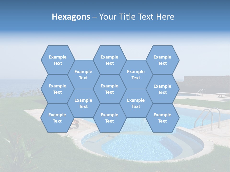 Turquoise Resort Tourism PowerPoint Template