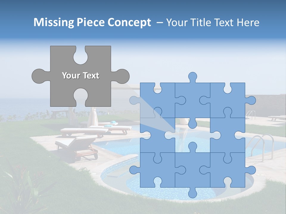 Turquoise Resort Tourism PowerPoint Template