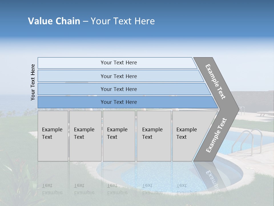 Turquoise Resort Tourism PowerPoint Template