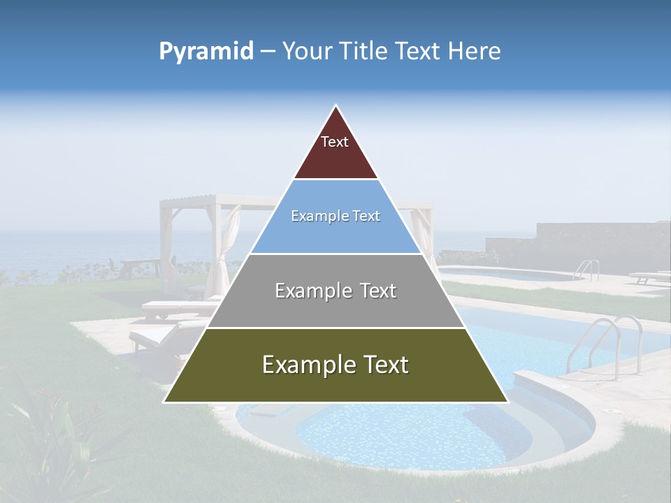 Turquoise Resort Tourism PowerPoint Template