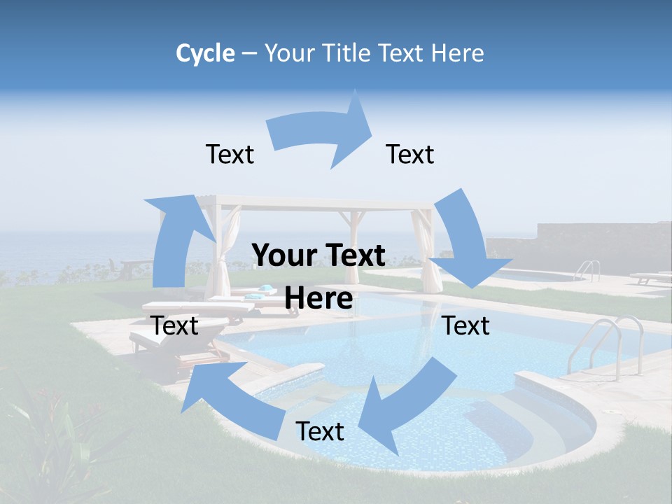 Turquoise Resort Tourism PowerPoint Template