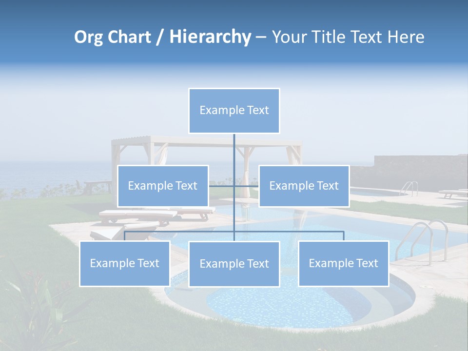 Turquoise Resort Tourism PowerPoint Template