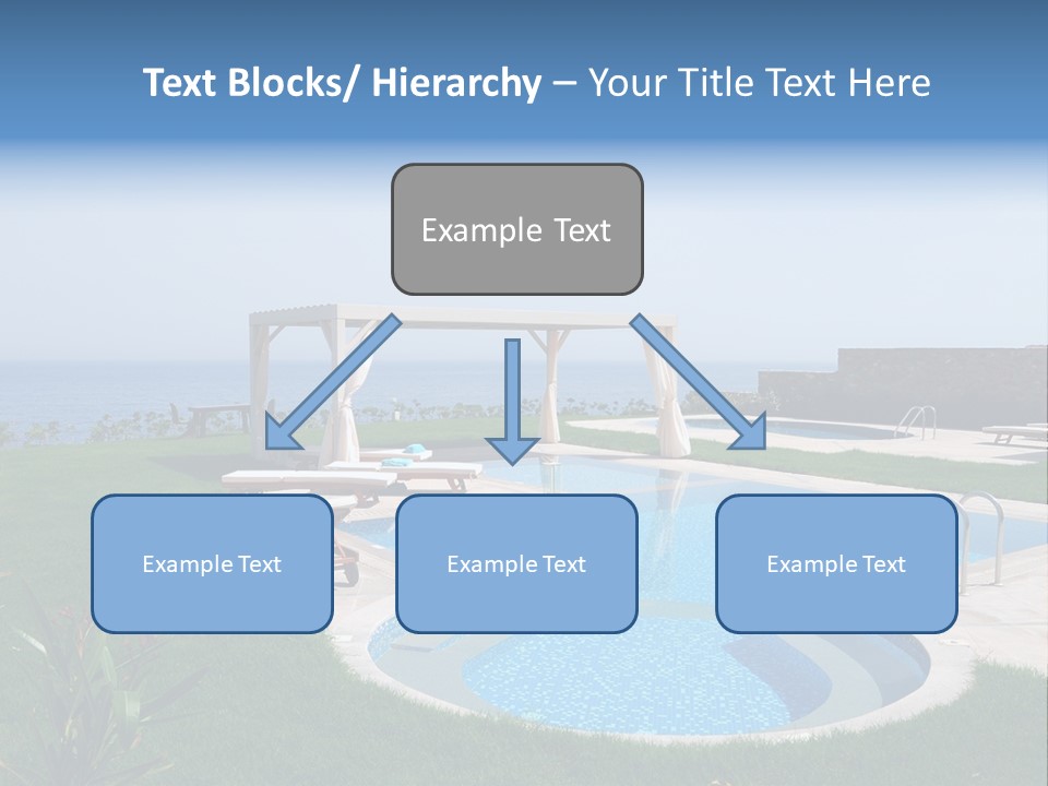 Turquoise Resort Tourism PowerPoint Template