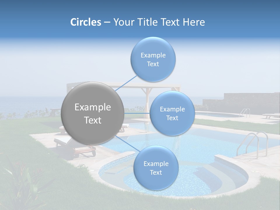 Turquoise Resort Tourism PowerPoint Template