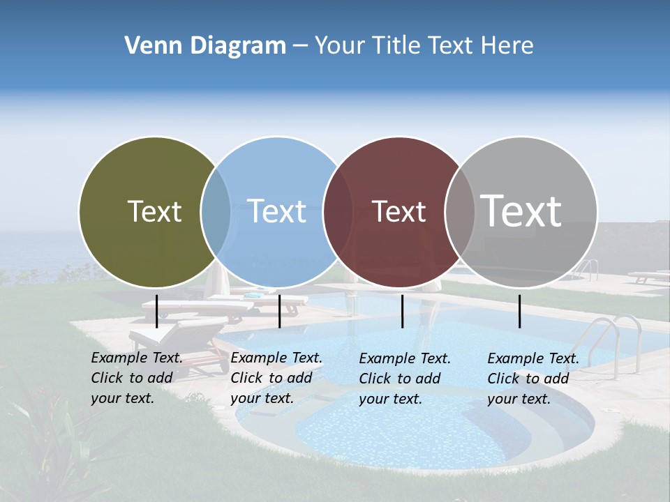 Turquoise Resort Tourism PowerPoint Template