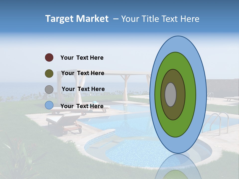 Turquoise Resort Tourism PowerPoint Template