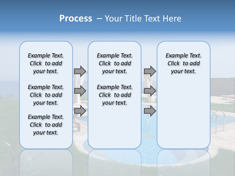 Turquoise Resort Tourism PowerPoint Template