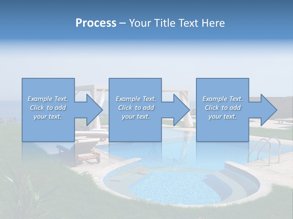 Turquoise Resort Tourism PowerPoint Template