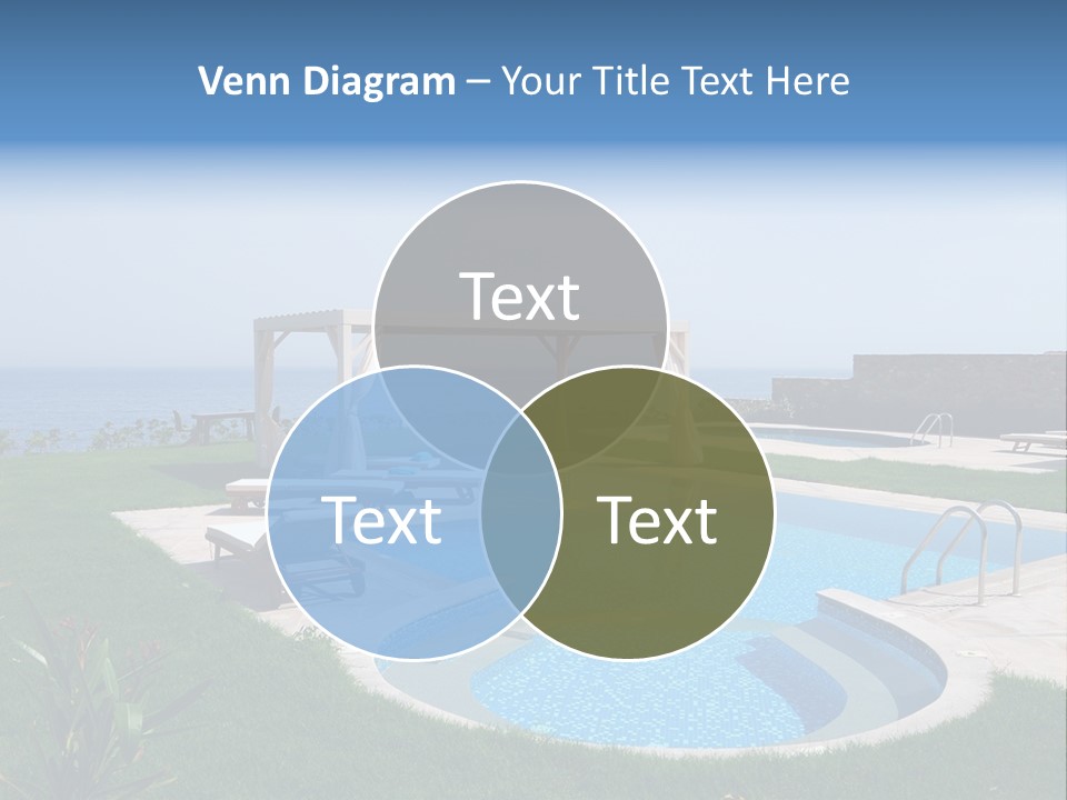 Turquoise Resort Tourism PowerPoint Template